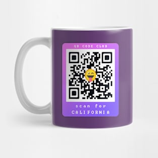 Scan for California, Qr Code Funny Memes Mug